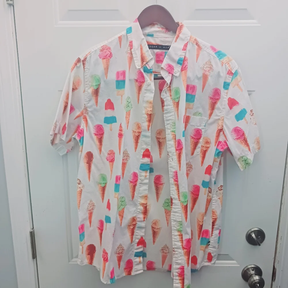 Ice Cream Print  Shirt - Picture 2 of 9